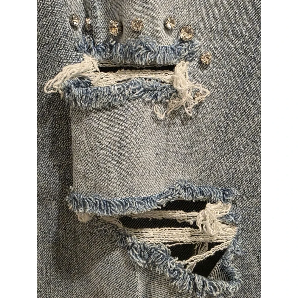 Rock and Roll Denim Womens 36×27 High Rise Straight Cropped‎ Jeans